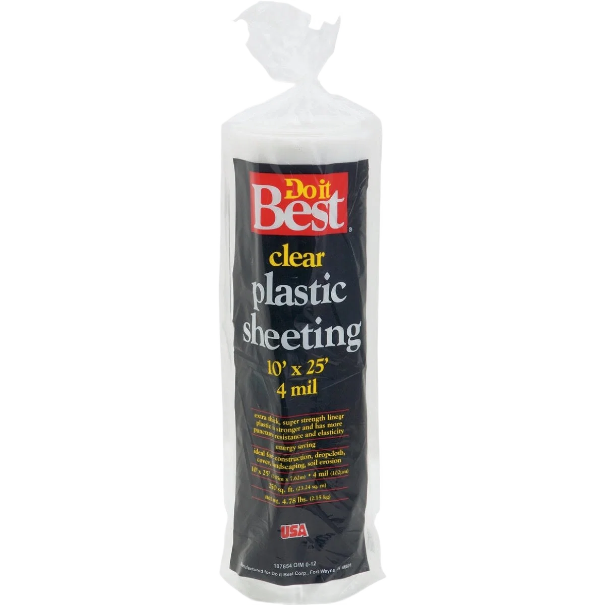 Trendy Do it Clear Poly Film Sheeting 10 x 25 ft. Smart