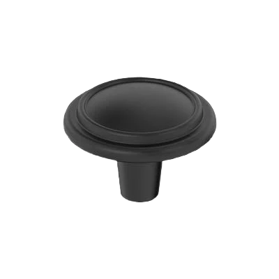 Authentic Amerock Hatfield 1-1 4 Diameter Matte Black Cabinet Knob Professional