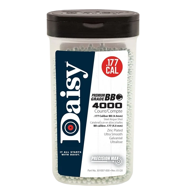 Excellent Daisy PercisionMax BB Ammo Bottle 4000-Pk Solid