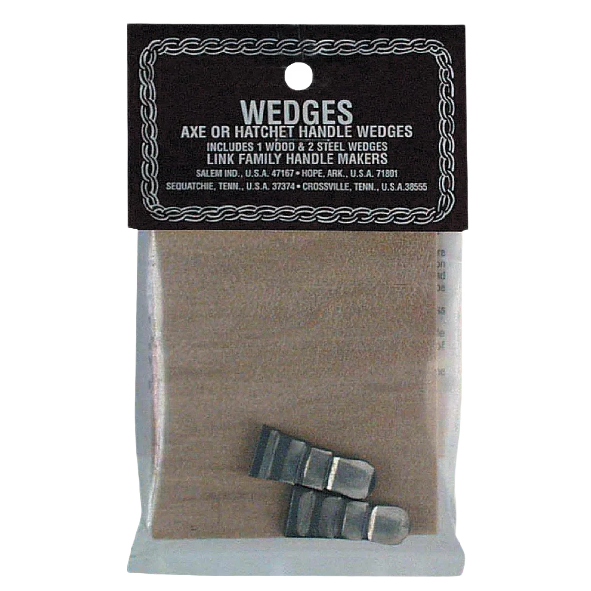 Original Design Do it Wood Steel Handle Wedge for Axe or Hatchet 3-Pack Reusable
