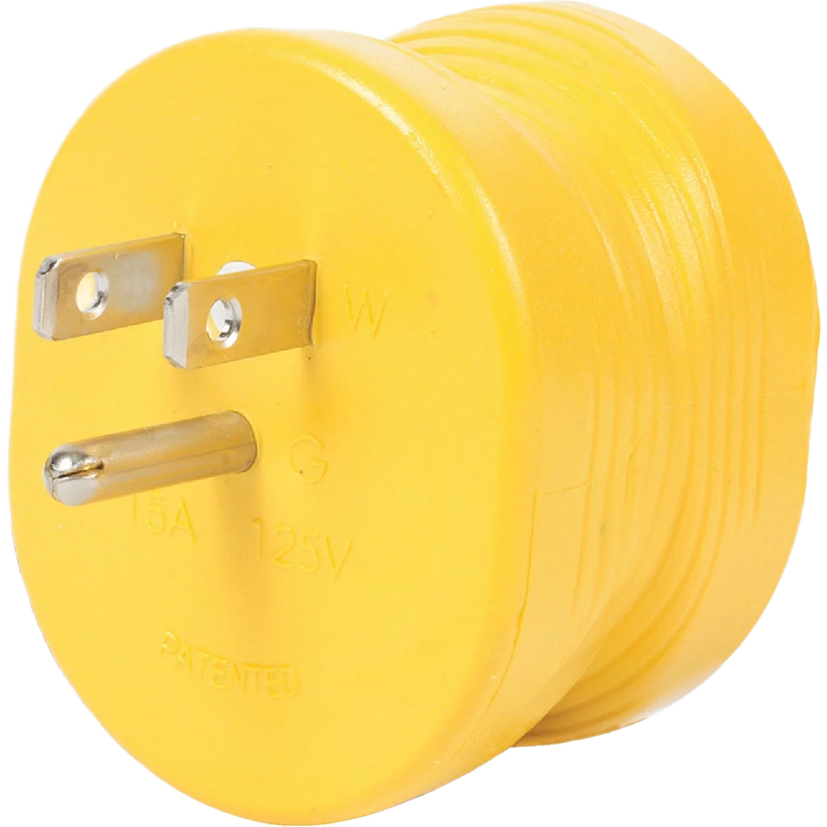 Pure Camco Power Grip 15A Male to 30A Female RV Plug Adapter Detailed