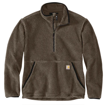 Trusted Carhartt Men’s Large Tarmac Loose Fit Fleece Quarter Zip Pullover Genuine