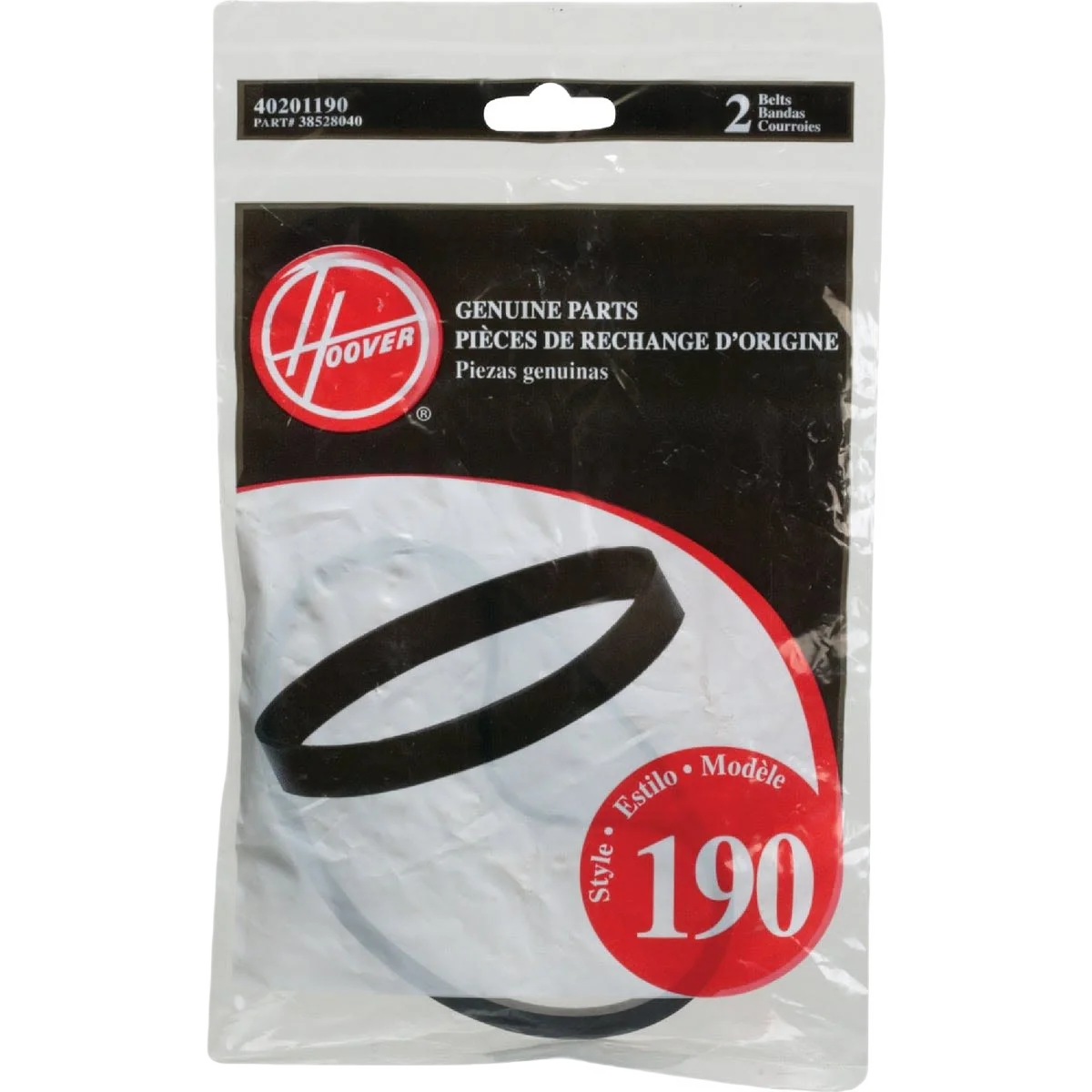 Proven Hoover 190 Vacuum Cleaner Belt 2-Pack Authentic