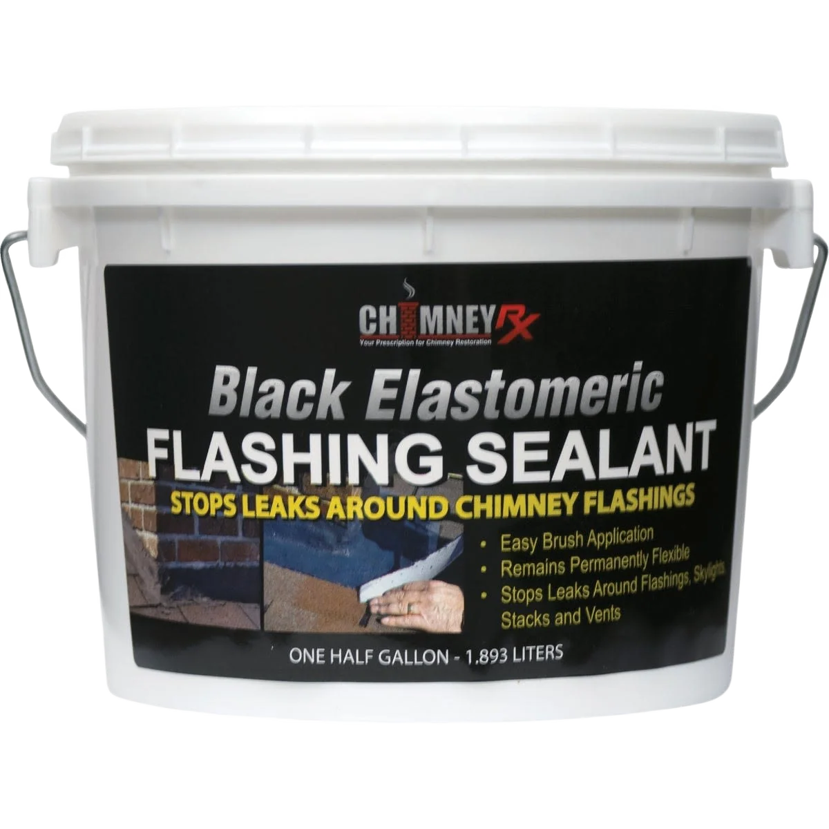 Enhanced Chimney RX Black Elastomeric Flashing Sealant Fine Crafted
