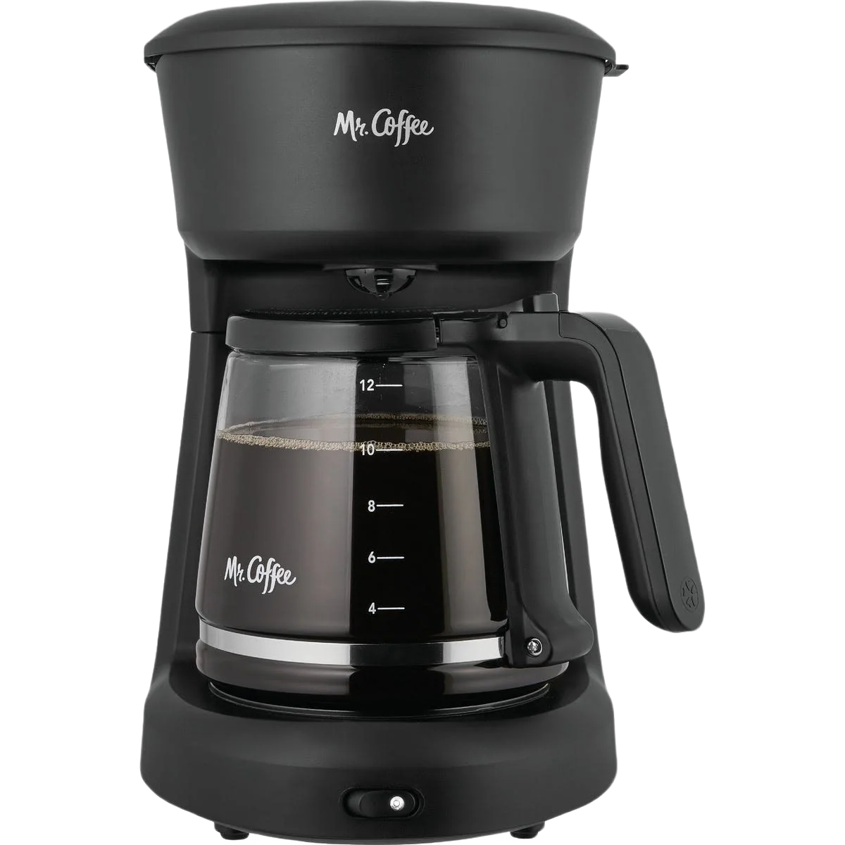 Certified Mr. Coffee 12 Cup Switch Black Coffee Maker 13.7 in. Smooth