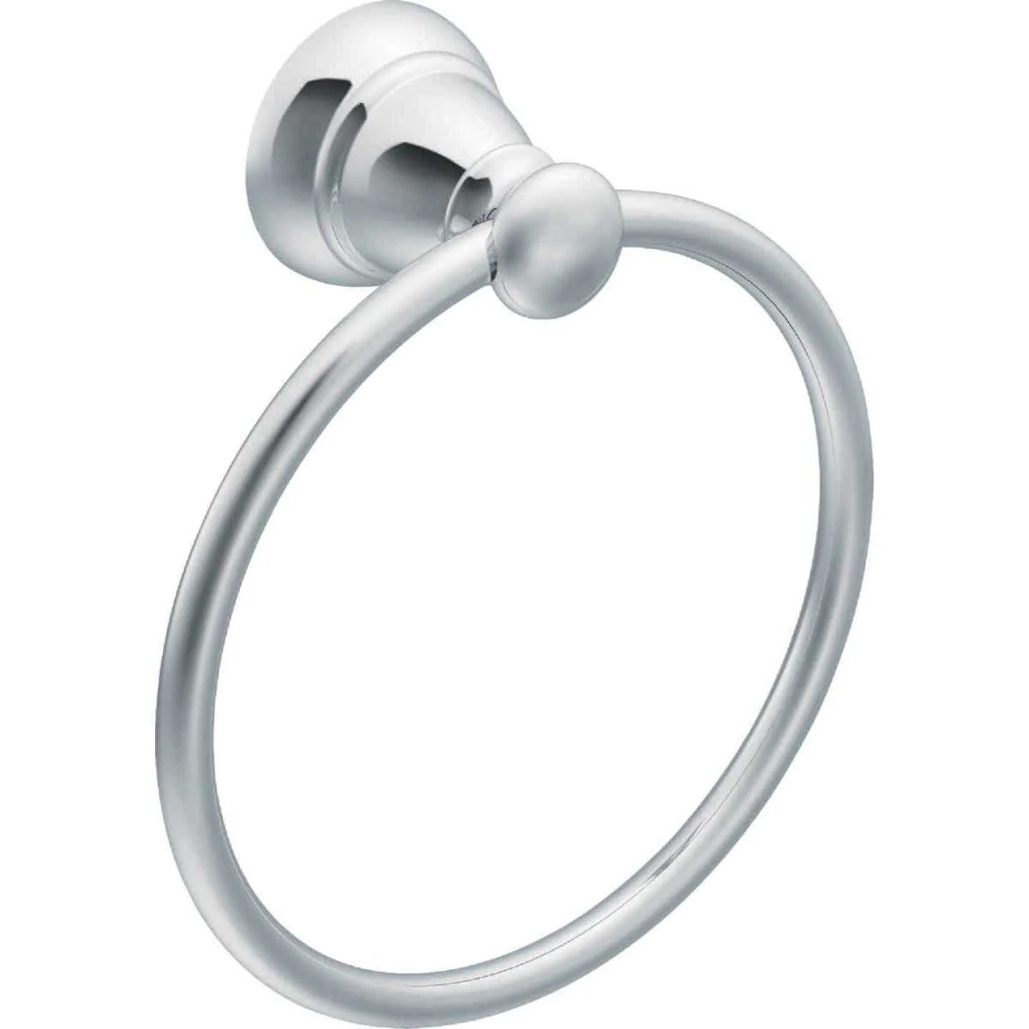 Trendy Moen Banbury Chrome Towel Ring 6 in. First-Class