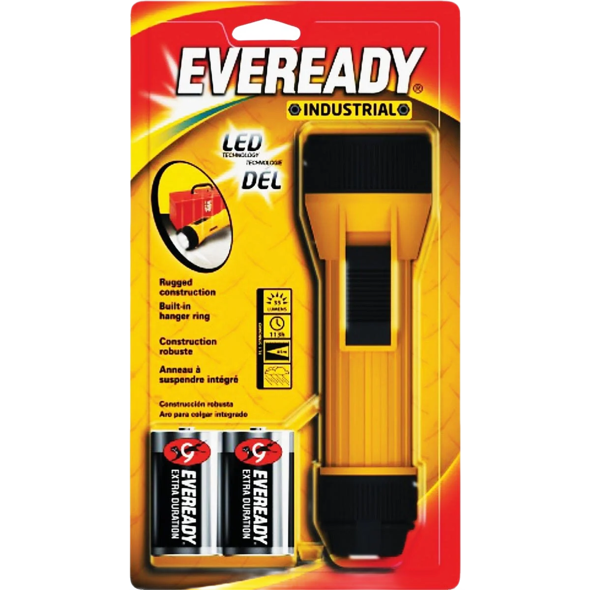 High-Performance Eveready Industrial Contractor Flashlight Certified