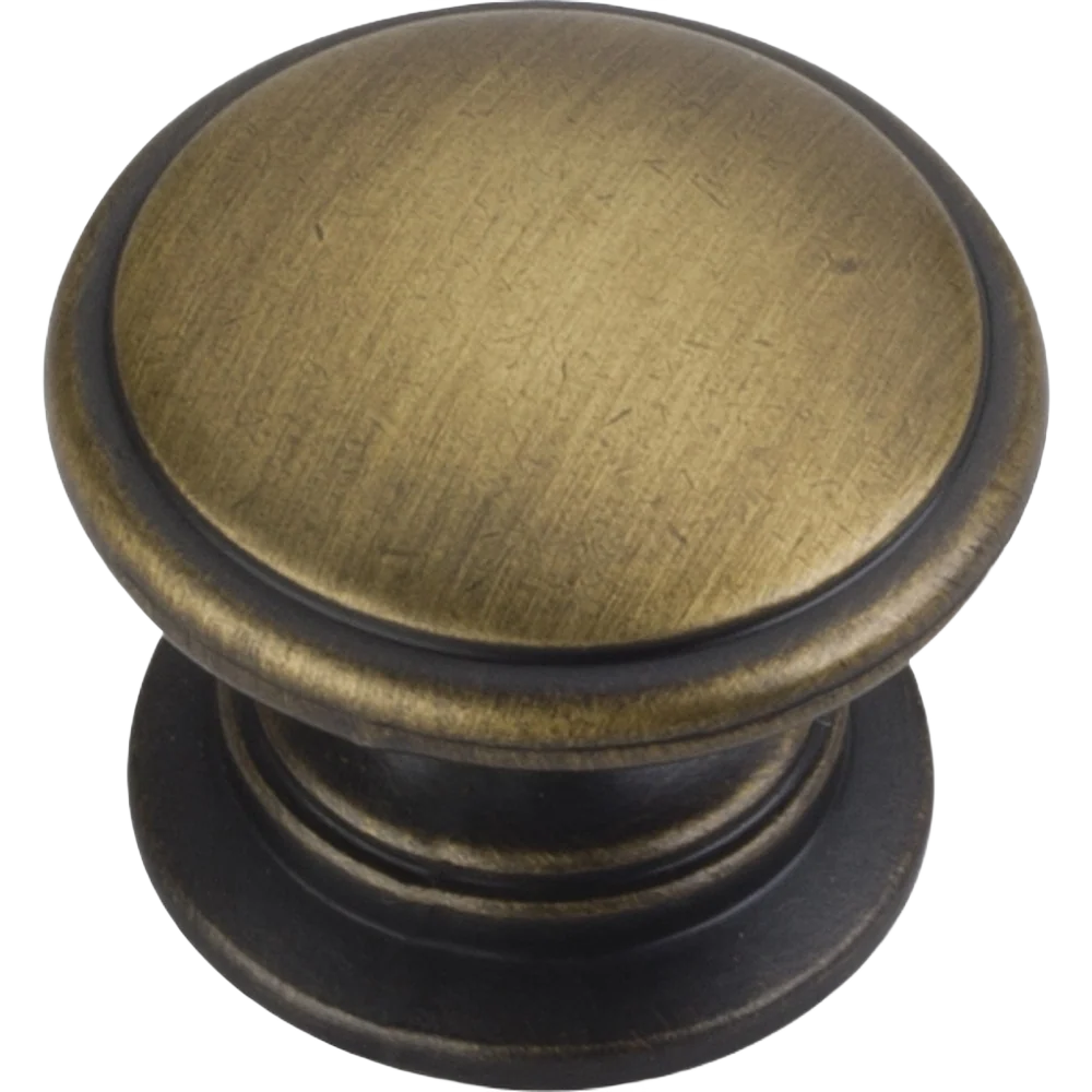 Sophisticated Hardware Resources 1-1 4 In. Durham Knob Antique Brushed Satin Brass Original Design