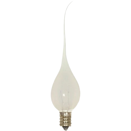 Certified Satco 5 Watt C7 Incandescent Silicone Tip Light Bulb 2-Pack Traditional