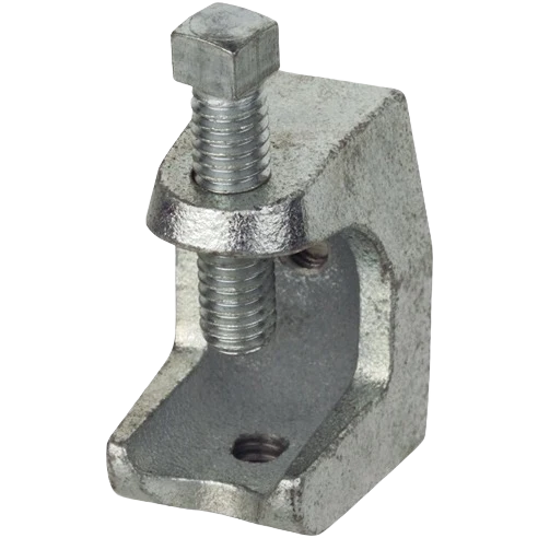 Minimalist Halex 1 Electroplated Malleable Iron Beam Clamp Contemporary