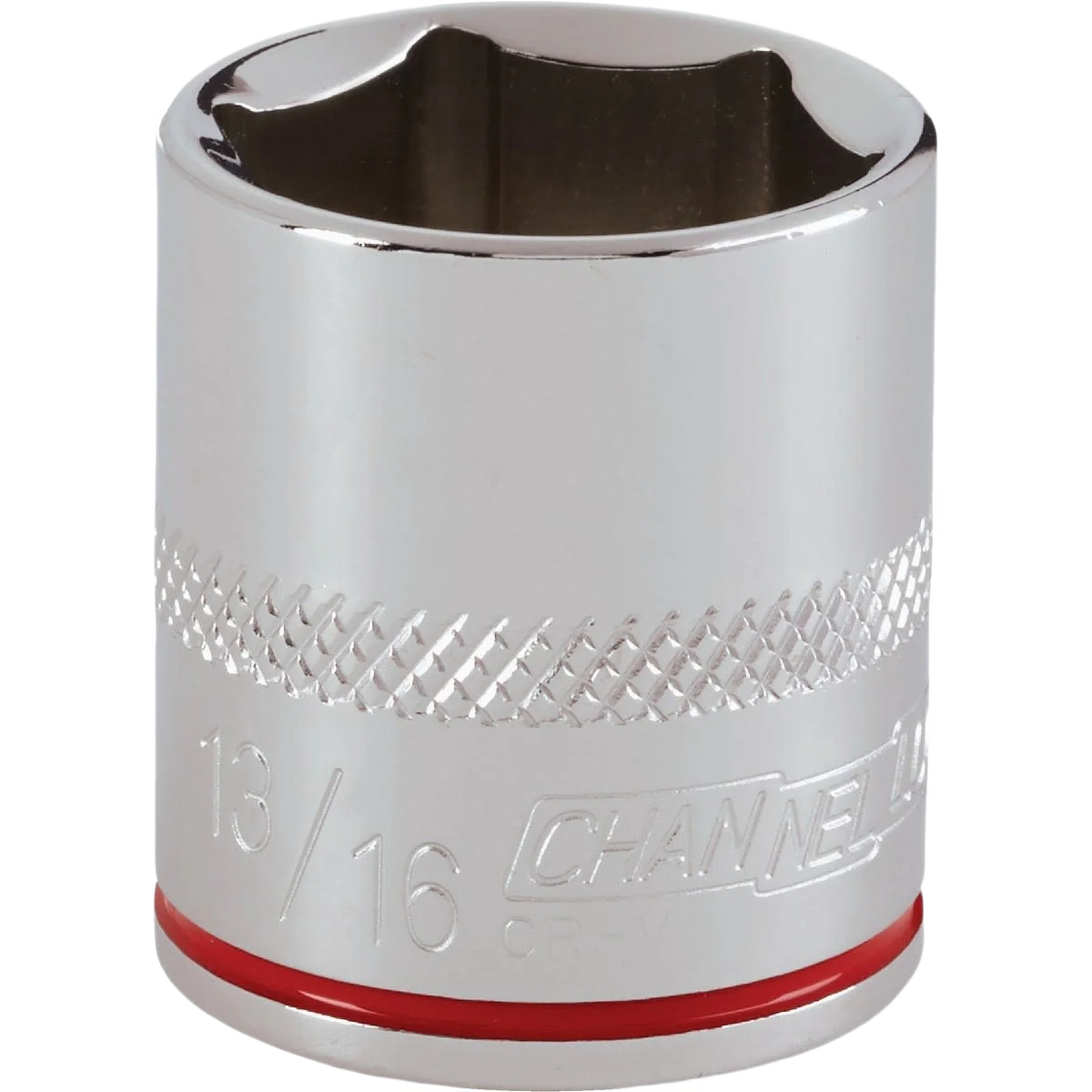 Dependable Channellock 3 8 in. Drive 13 16 in. 6-Point Shallow Standard Socket Official