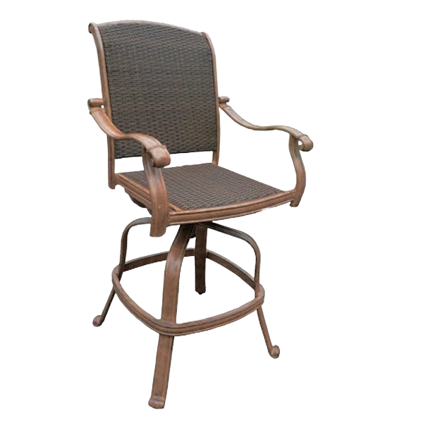 Fine DWL Garden Furniture Cornwall Swivel Bar Stool Practical