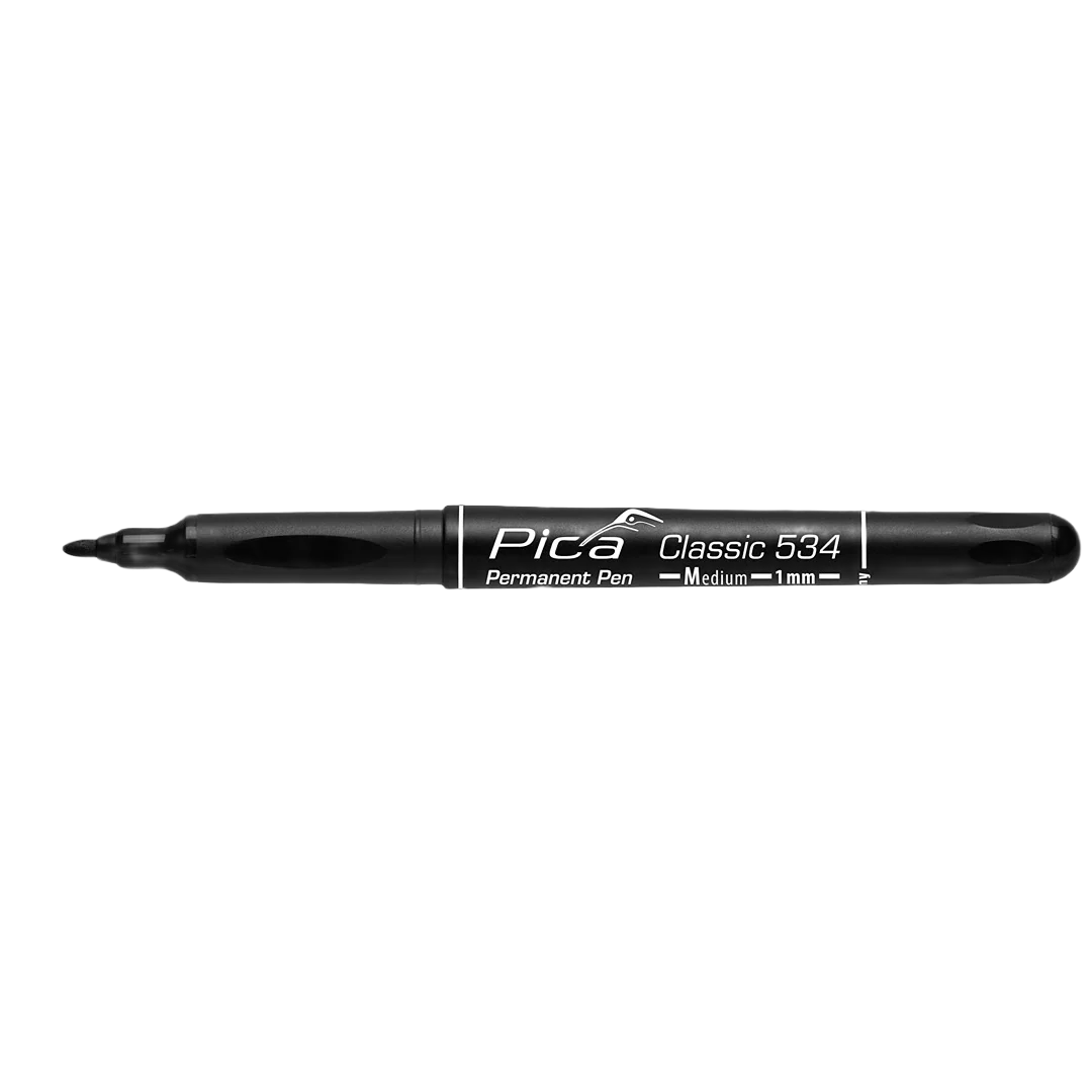 Minimalist Pica Classic 534 Medium Nib Permanent Pen Black Verified