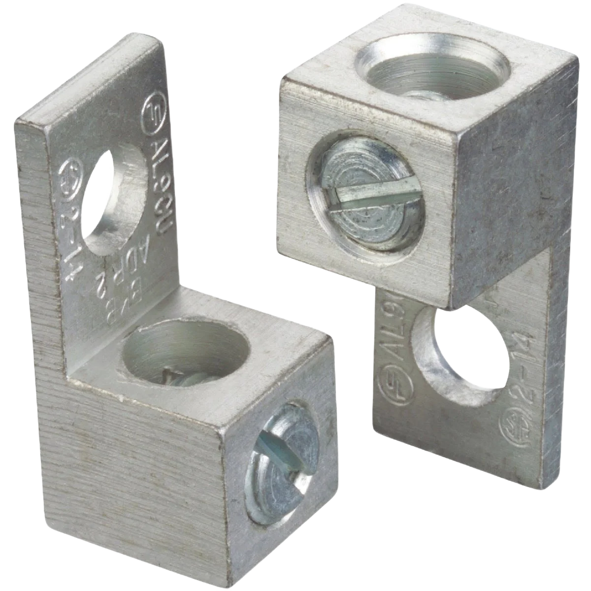 Top-Quality Southwire 14 SOL STR to 2 STR Single 1 4 In. Hole Mount Dual Rated Mechanical Lug 2-Pack Detailed
