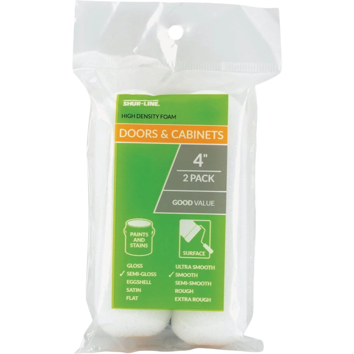 Efficient Linzer Impact 4 x 3 8 Foam Roller Cover 2-Pack Powerful