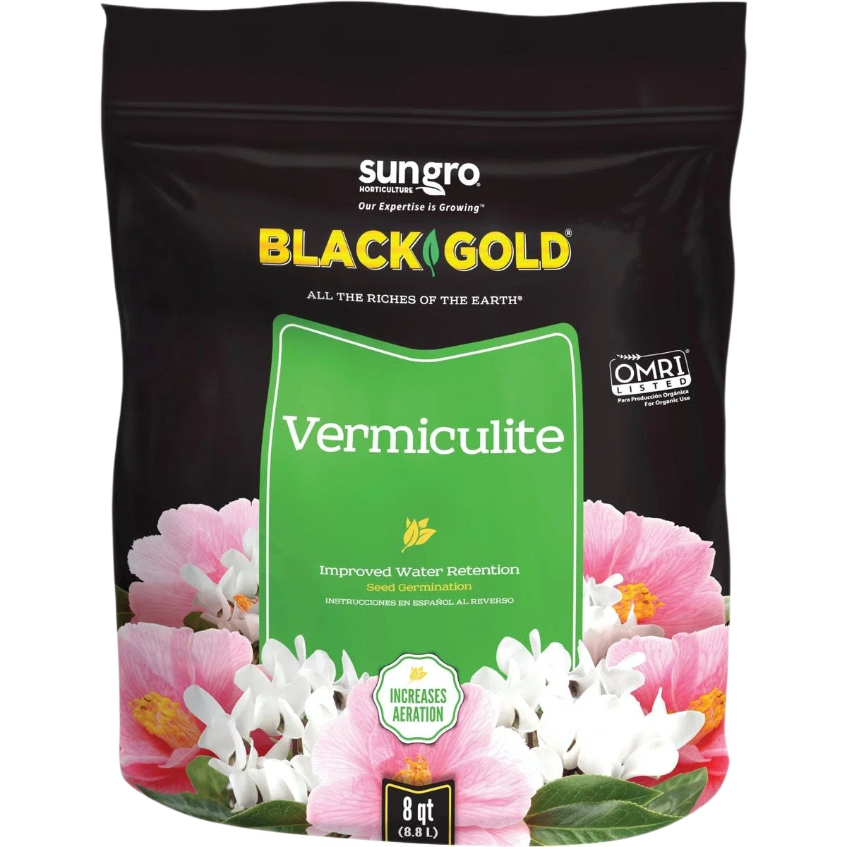 Consistent Black Gold Vermiculite 2 lb. Top-Quality