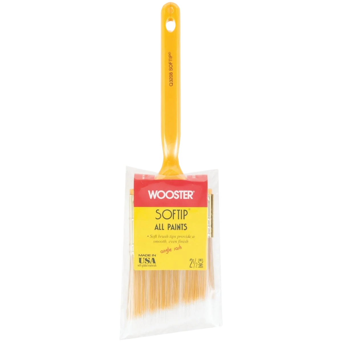 Natural Wooster Softip Angle Sash Paint Brush 2-1 2 In. Casual