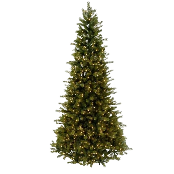 Dependable nVision Logan Spruce Clear SmartLit Incandescent Christmas Tree 5 ft. Authentic