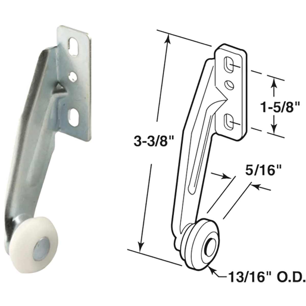 Top-Quality Prime-Line Rear Drawer Roller Bracket Sophisticated