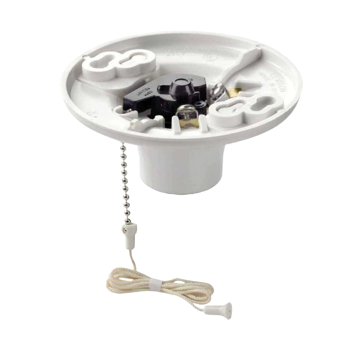 Responsible Leviton White Plastic 2-Piece Incandescent Lampholder High-End