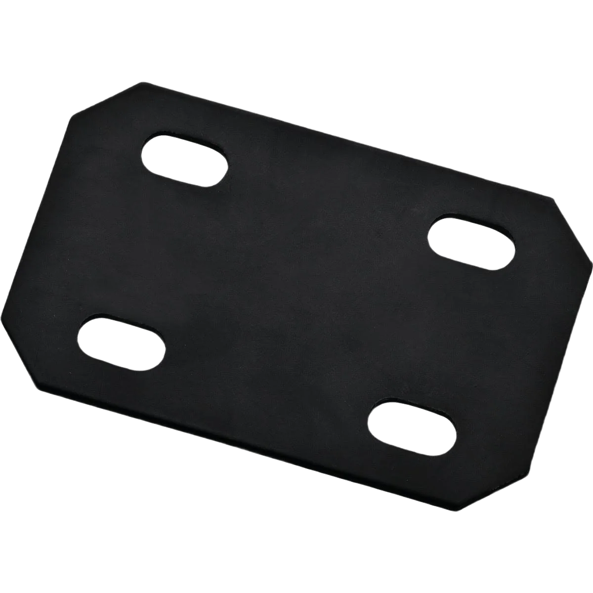 Advanced National Hardware 4.7 x 3 Black Heavy Duty Mending Plate Smooth