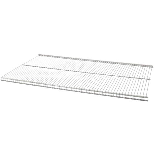 Carefully Designed domRail Nickel Profile Shelf 12 in. x 3 ft. Efficient