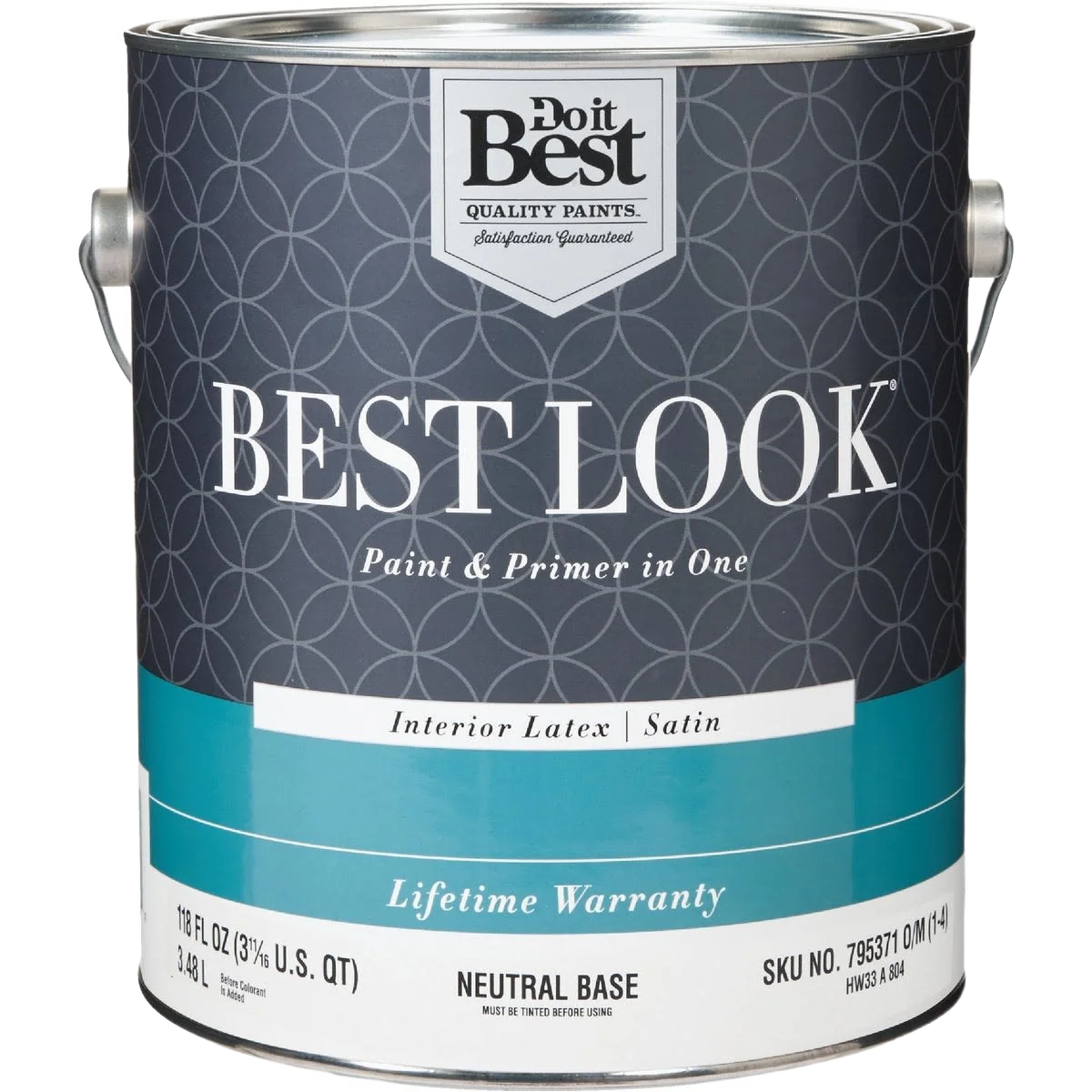 High-End Look Neutral Base Interior Latex Satin Paint Primer In One 1 Gallon Trendy