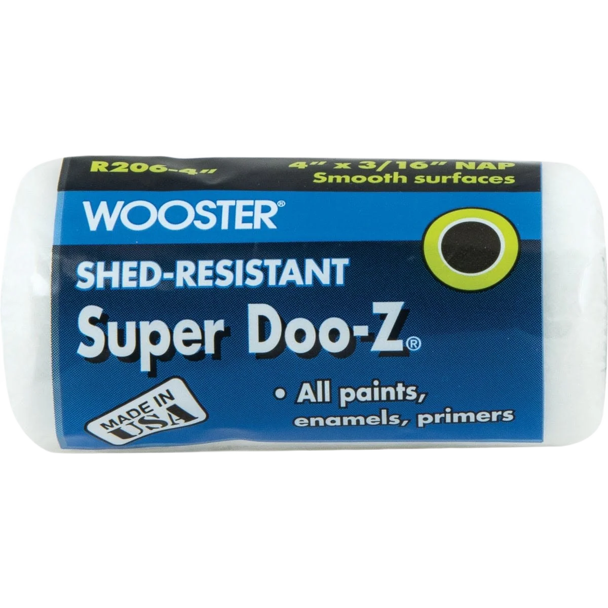 Proven Wooster Super DOO-Z Woven Fabric Roller Cover 4 x 3 16 in. Smooth