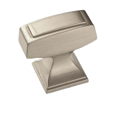 Fashionable Amerock Mulholland 1-1 4 Length Satin Nickel Cabinet Knob Trusted