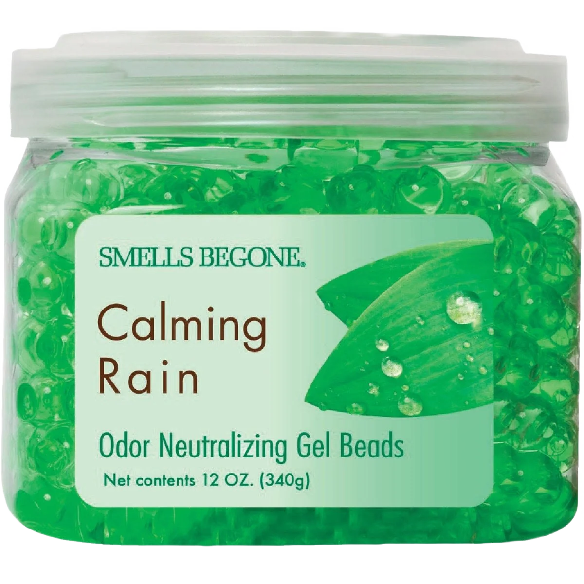 Comfortable Smells Begone Calming Rain Gel Beads Odor Neutralizer 12 oz. Sophisticated
