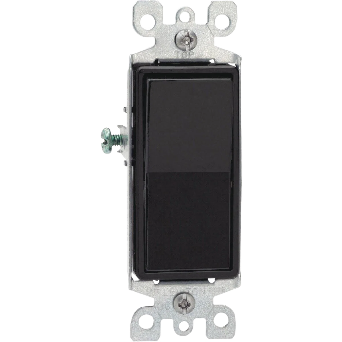 Superior Leviton Decora Rocker Black Grounded 3-Way Switch Proven