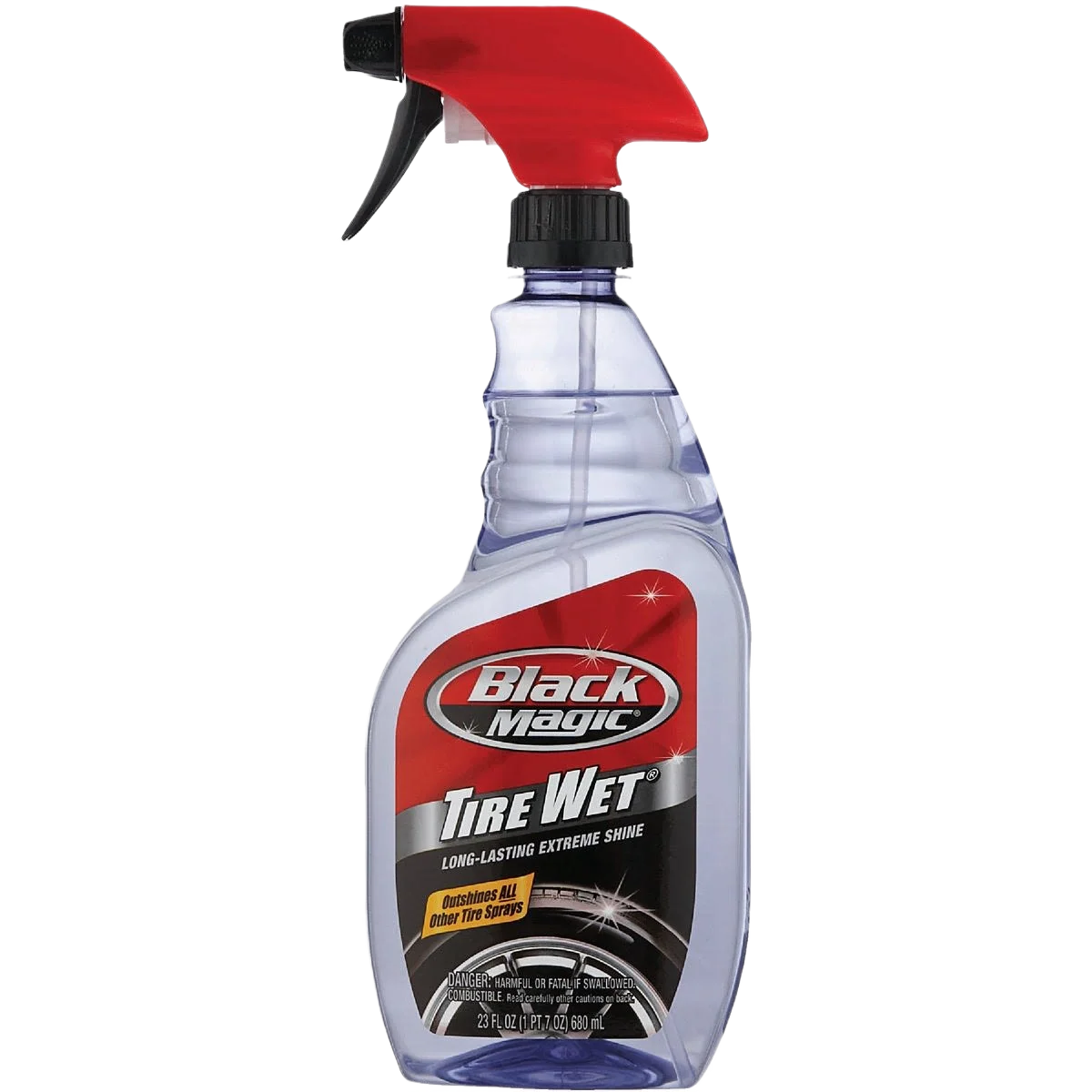 Long-Lasting Black Trigger Spray Tire Cleaner 23 oz. World-Class