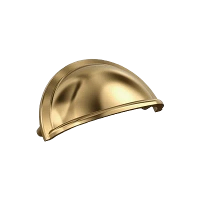 Fine Amerock Cup Pulls 3 Center-to-Center Champagne Bronze Cabinet Cup Pull Proven