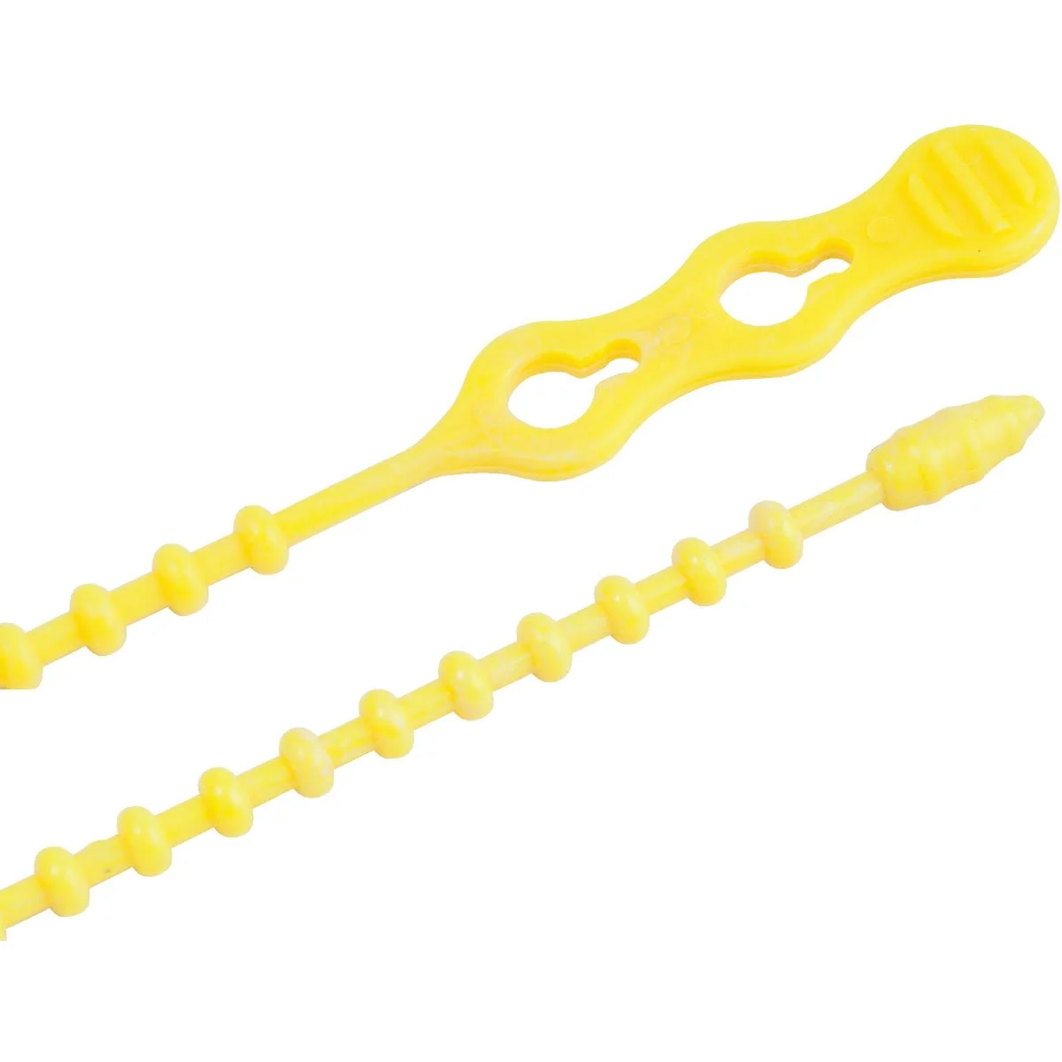 Detailed Gardner Bender 12 In. x 1 4 In. Yellow Beadle Cable Tie 15-Pack Elite