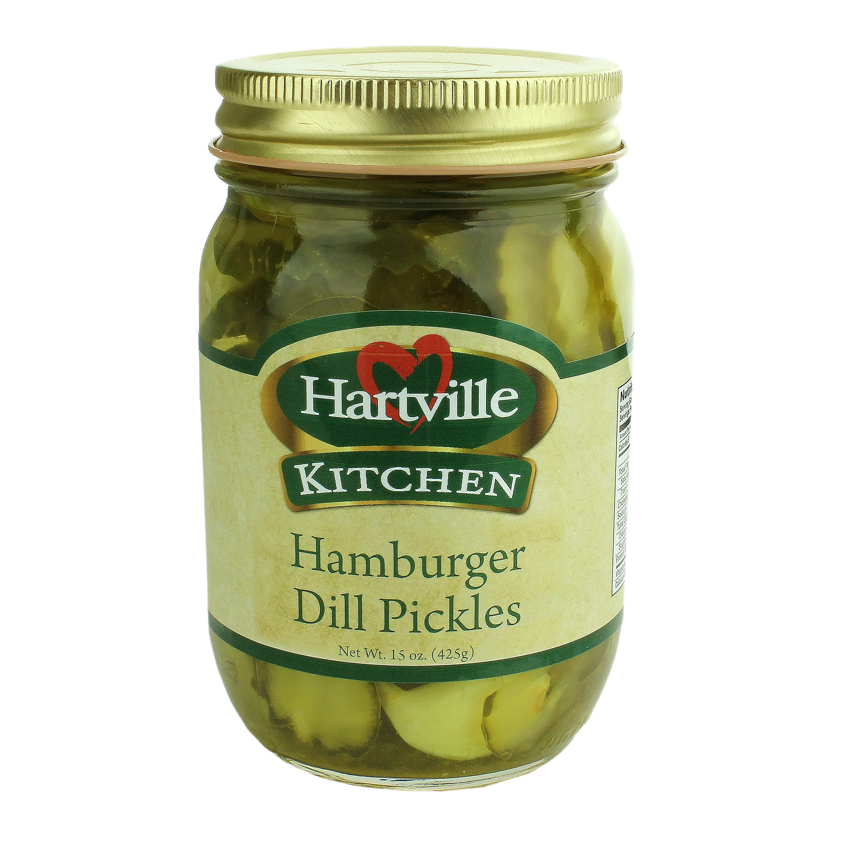Soft Hartville Kitchen Hamburger Dill Pickles 15 oz. Stylish