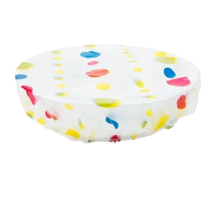Pure Fox Run Colorful Dots Bowl Cover Set 6-Pack Powerful