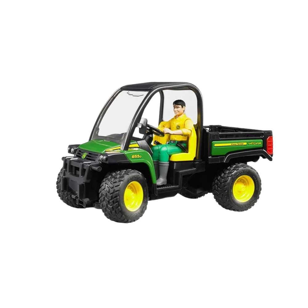 Superior Bruder Toys John Deere Gator XUV 855D With Driver High-Grade