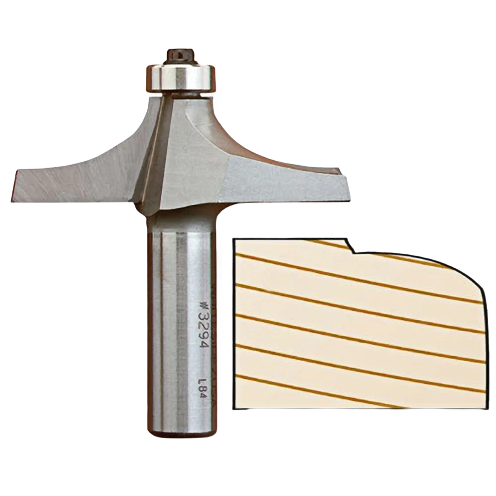 Trendy Whiteside 3294 Thumbnail Table Edge Bit 1 2 in. SH x 1 in. PW Original