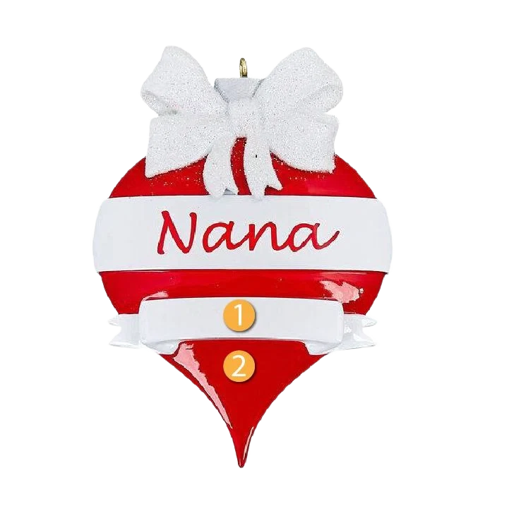 Smooth Rudolph Me Personalized Nana Ornament Authentic
