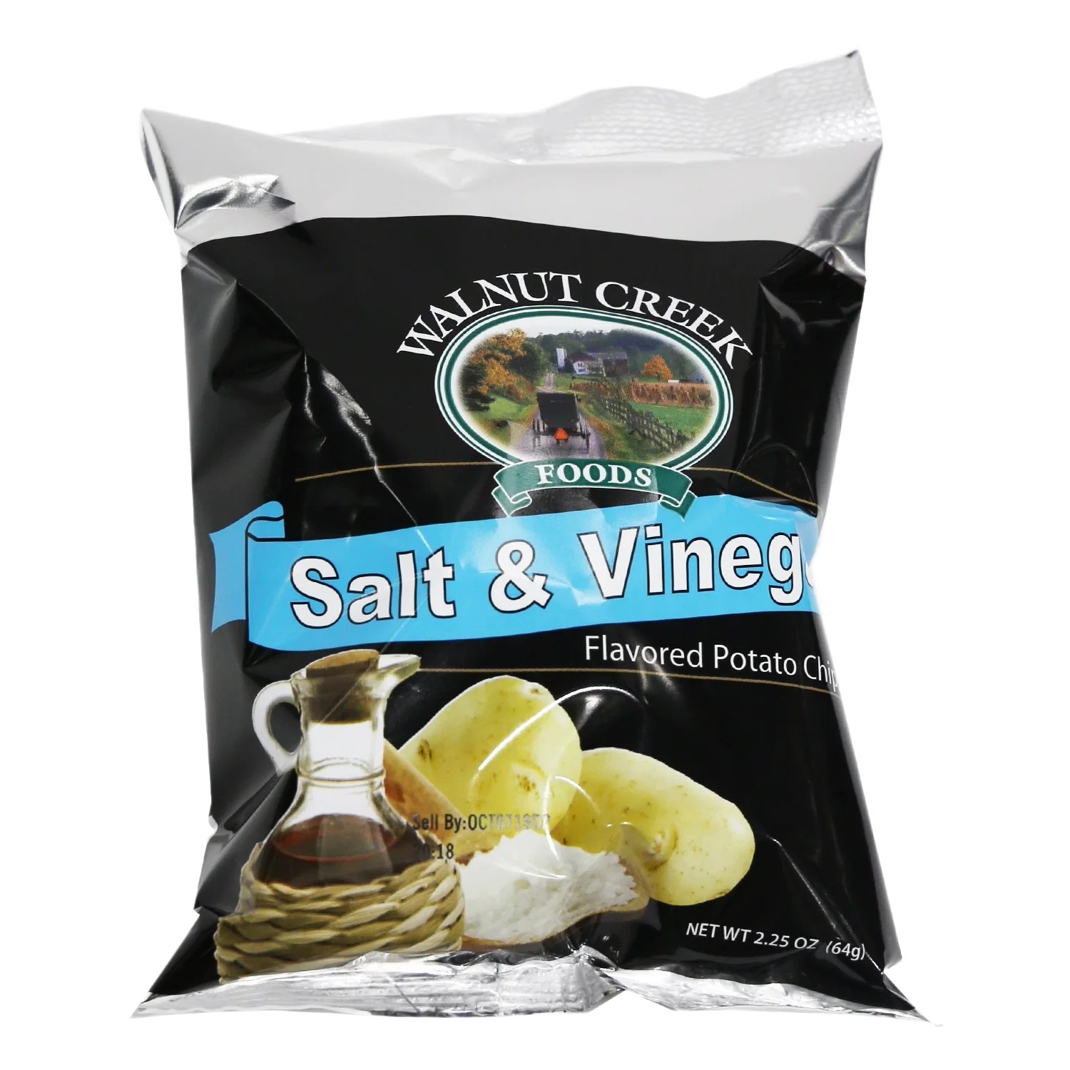 User-Friendly Walnut Creek Salt and Vinegar Potato Chips 2.25 oz. Secure