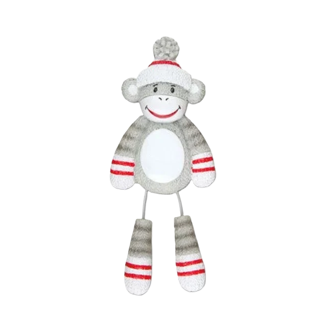 Sophisticated PolarX Personalized Sock Monkey Ornament Trusted