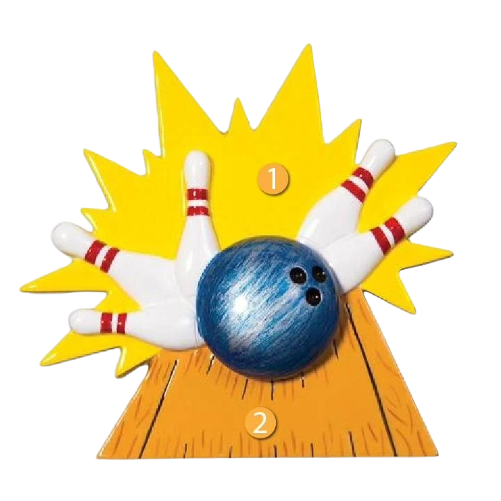 Easy-to-Use PolarX Personalized New Bowler Ornament Fine