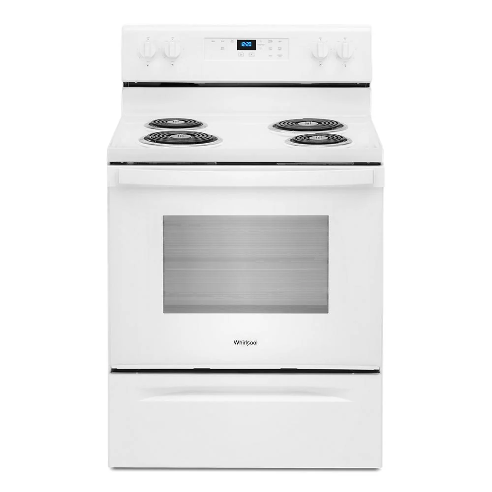Smooth 4.8 cu. ft. Electric Range with Keep Warm setting Solid