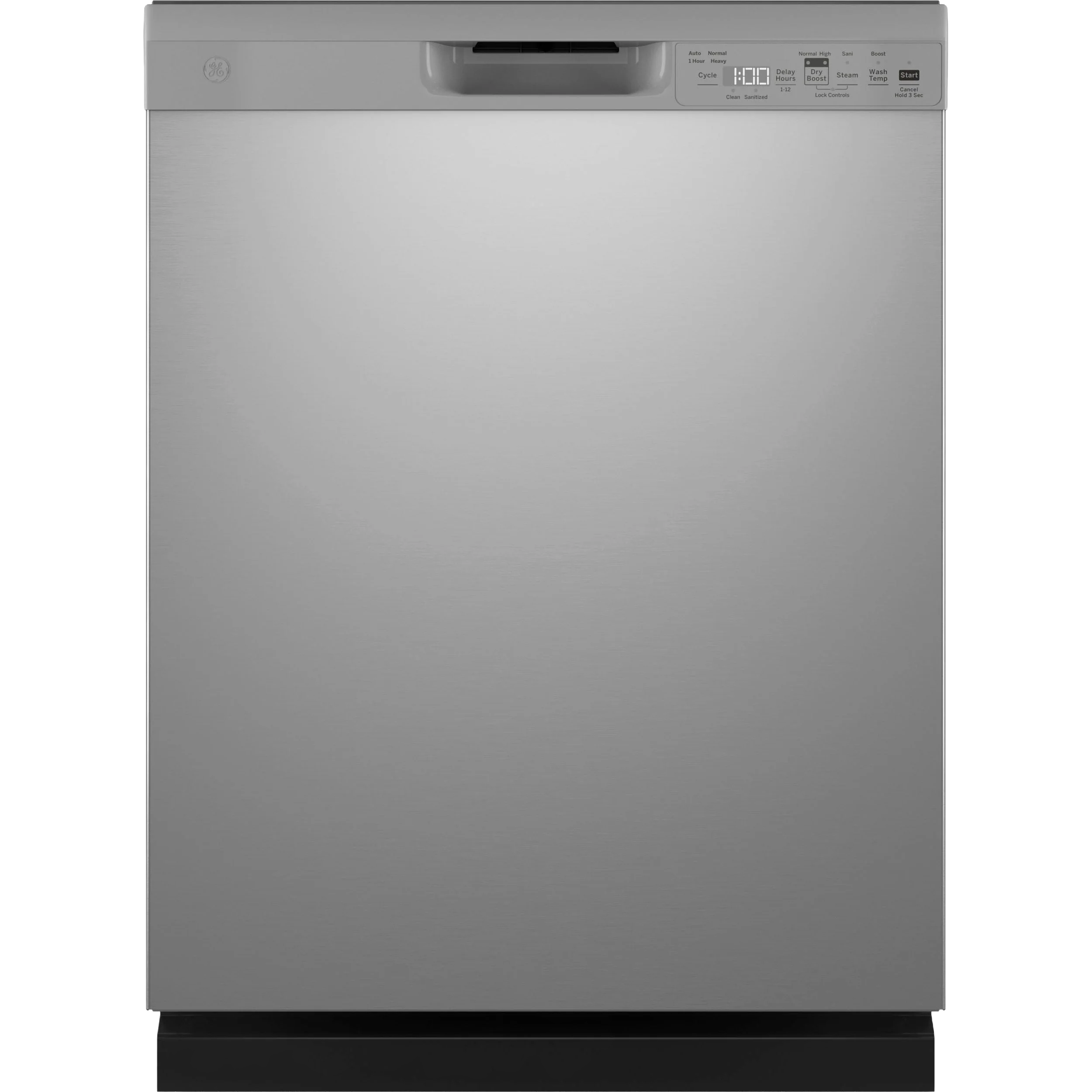 Stylish GE ENERGY STAR Front Control with Plastic Interior Dishwasher with Sanitize Cycle Dry Boost Responsible