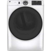 Comfortable GE® ENERGY STAR® 7.8 cu. ft. Capacity Smart Front Load Electric Dryer with Sanitize Cycle Professional