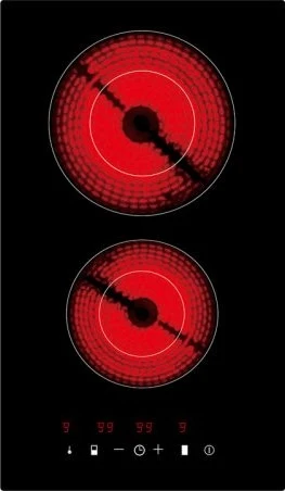 Long-Lasting 20 Two Burner Glass Top Built-In Cooktop Premium