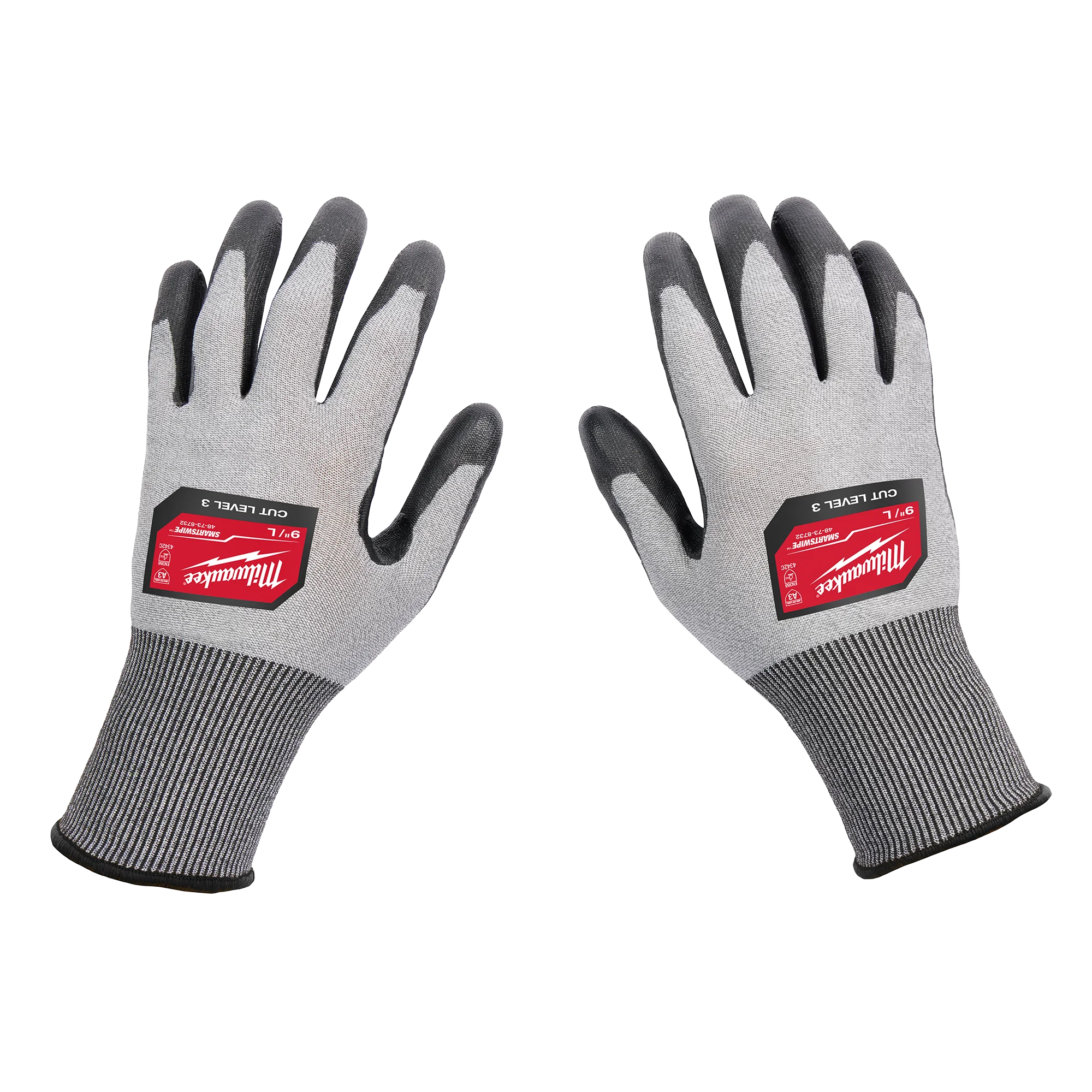 Fine Milwaukee Cut Level 3 High Dexterity Polyurethane Dipped Gloves – L Fast