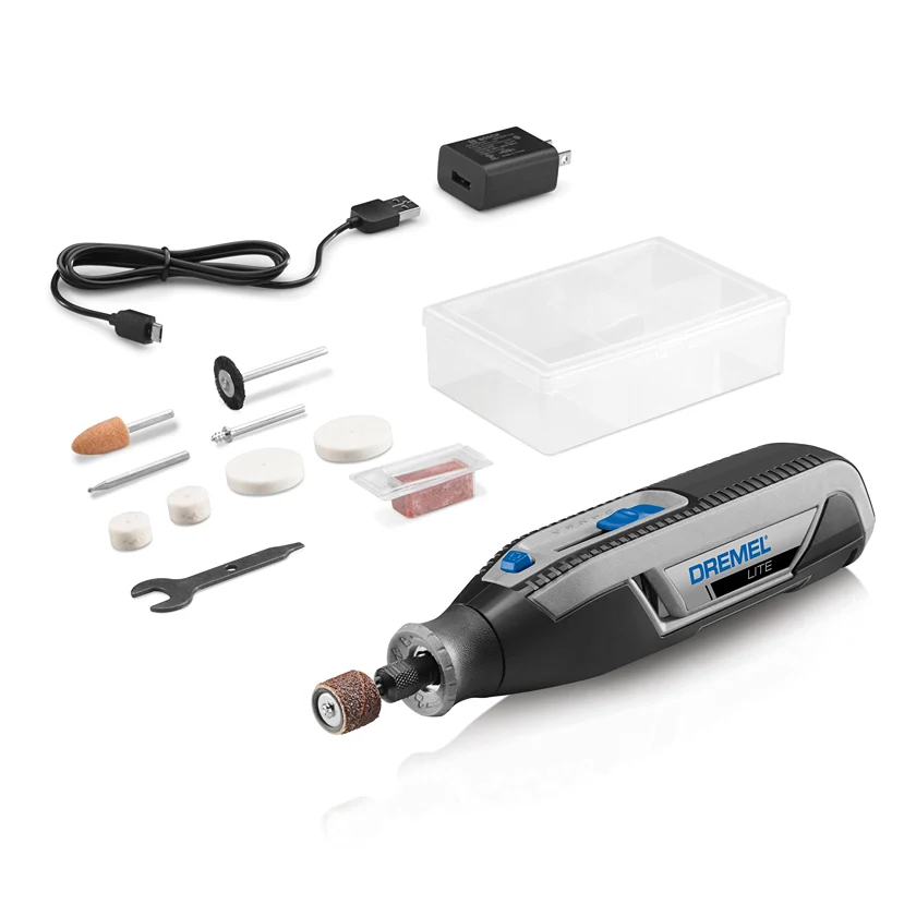 Elite Dremel Lite Multipurpose Rotary Tool Kit Official