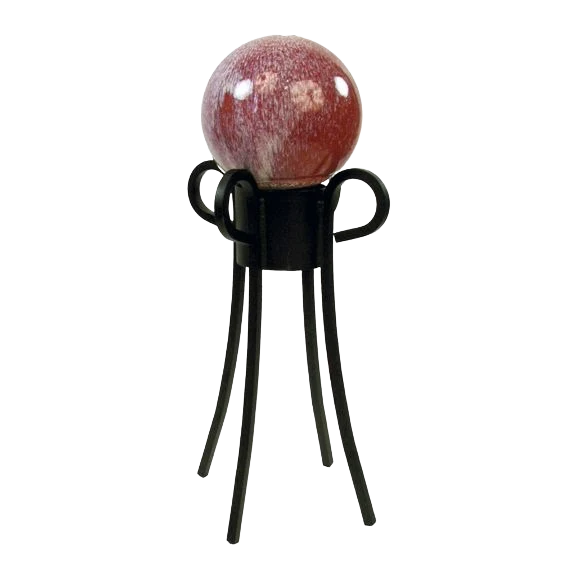 Versatile Border Concepts Black Four Leg Globe Display Stand 13 x 18 in. Reliable