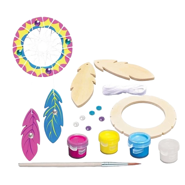 Carefully Designed MasterPieces Dream Catcher Wood Paint Kit Natural